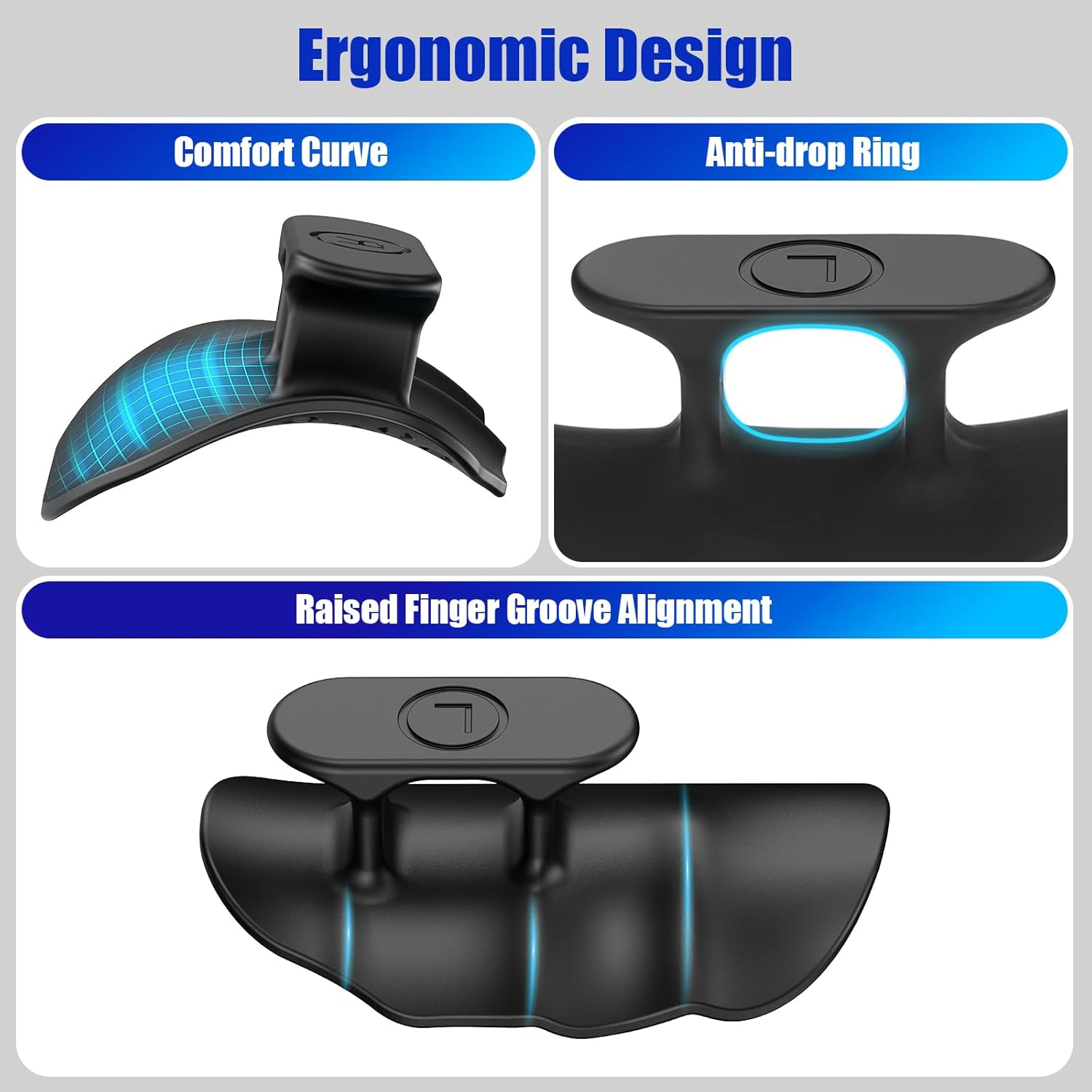 Gym Workout Ergonomic Silicone Grips thumbnail 2