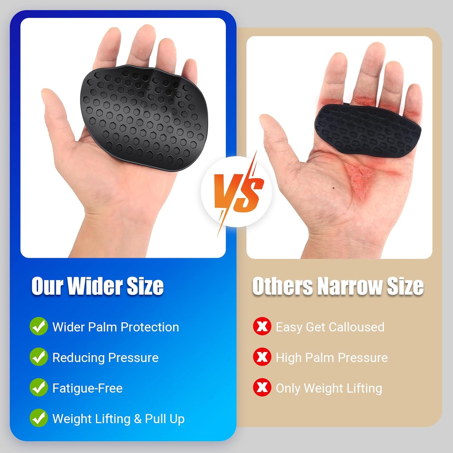 Gym Workout Ergonomic Silicone Grips thumbnail 4